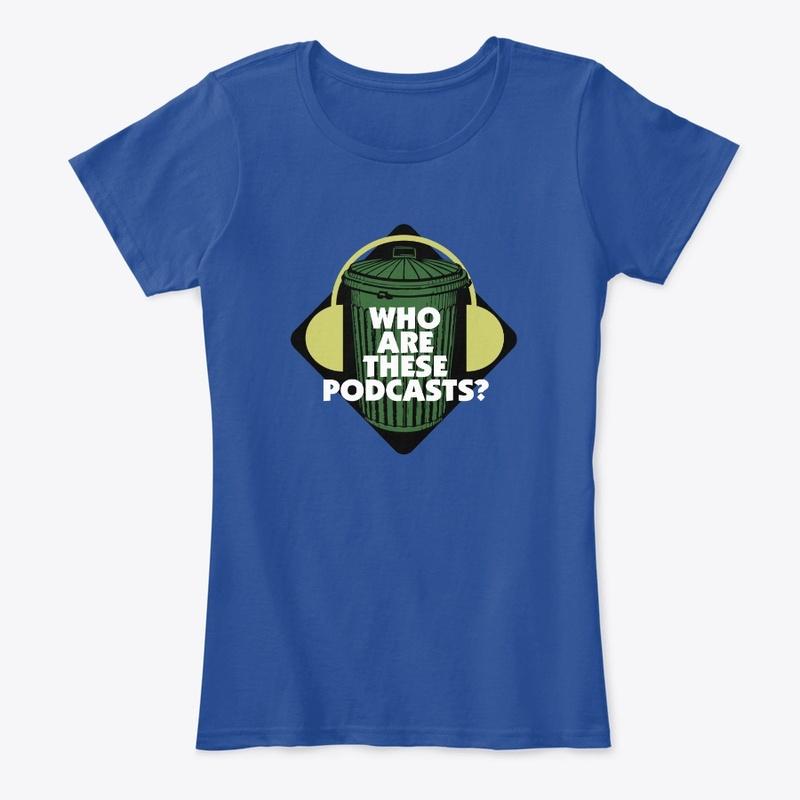 Who Are These Podcasts Logo